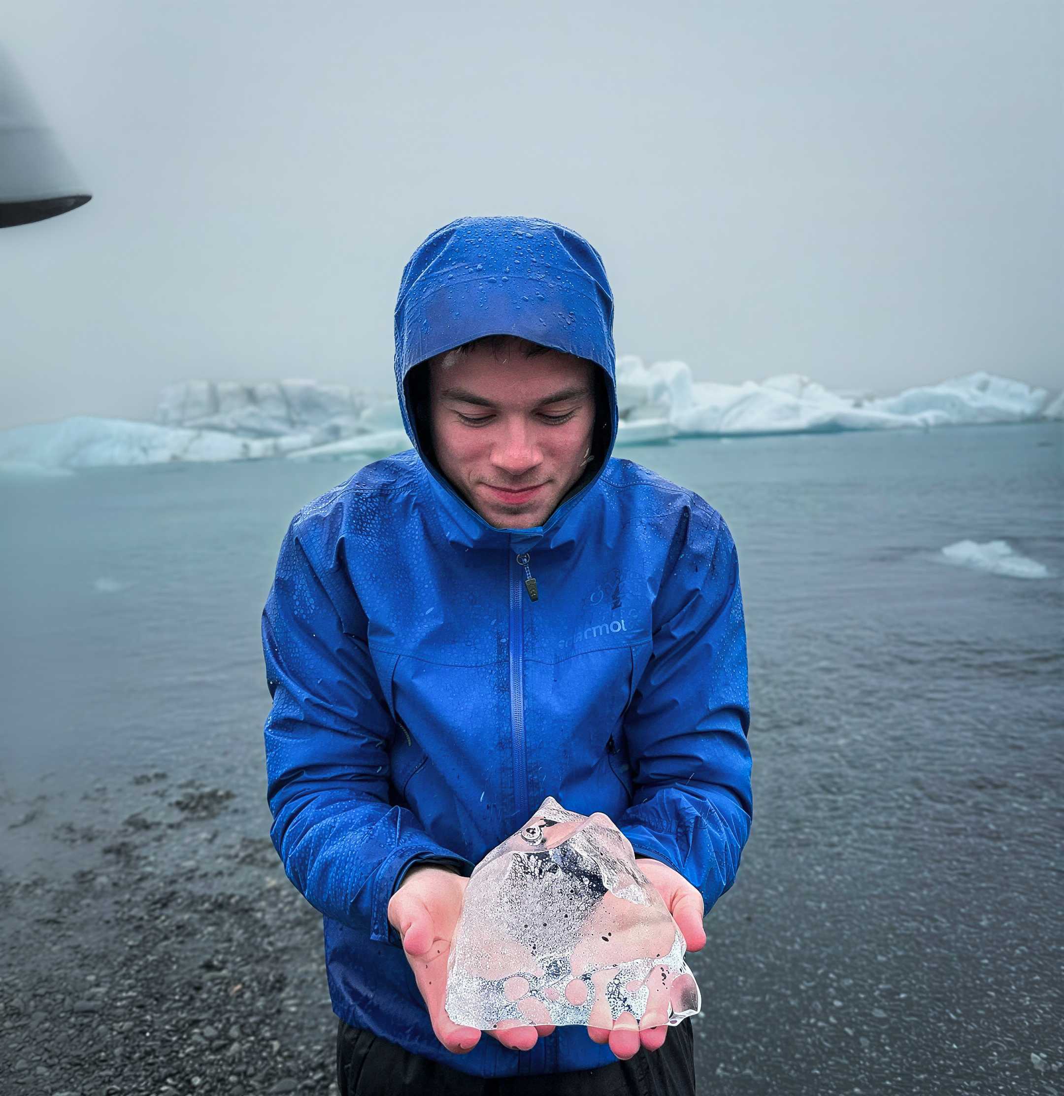 Icelandic glacier landscape
